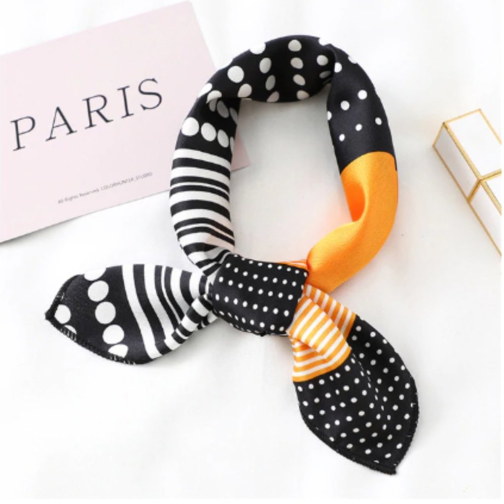Silky Square Scarf for All Purpose